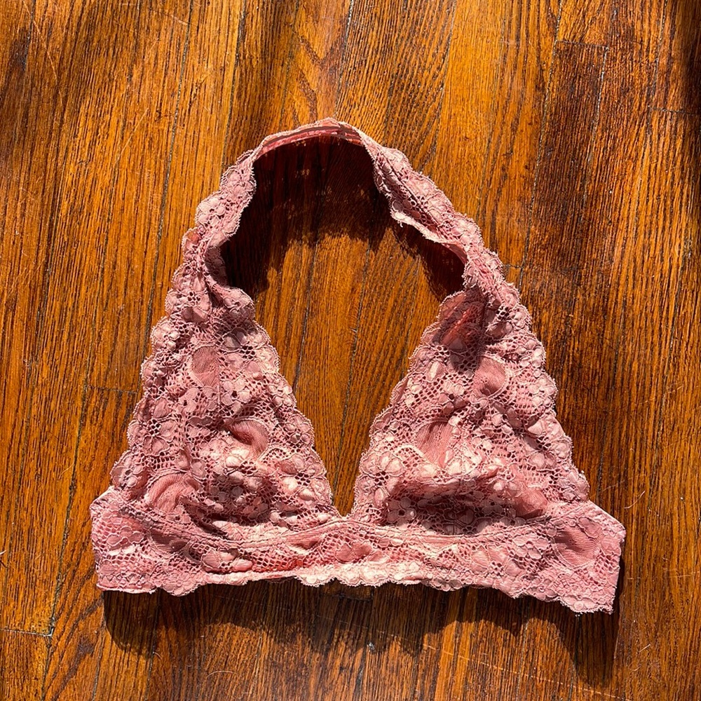 Free People lace halter bralette